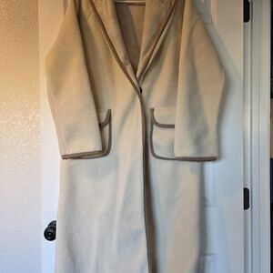 Chelsea & Violet Cream Teddy Jacket